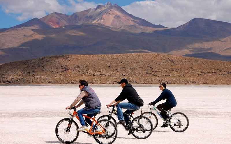 Tour Salar de Uyuni en Bicicleta 1 día desde Uyuni