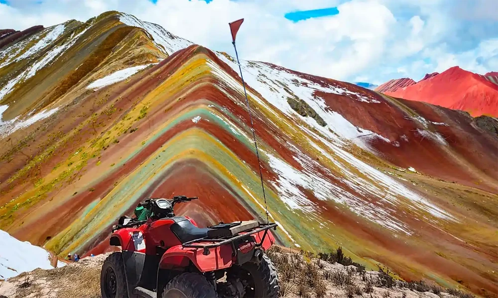ATVs on Rainbow Mountain